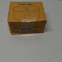 HealthAndYoga qCup Pure Copper Tumblers for Drinking - Ayurvedic Health Pure Copper Cups – 2 pcs. set - 250 ml.(8 fl oz) (Hammered)