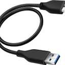 Pack of 1 SaiTech IT 45CM USB 3.0 Cable A to Micro B high Speed Upto 4.8 Gbps Data Transfer Cable for Portable External Hard Drive 