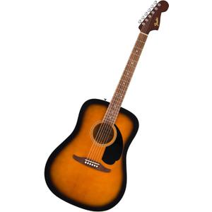 Fender California Debut Redondo Series Acoustic Guitar, Beginner Guitar, 2-Tone Sunburst