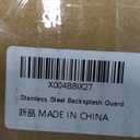 11NBBKGDDS Universal Front Control Freestanding Range Stainless Backguard with 29.75" W4.75" T0.25" D Compatible with all brands of 30" Backsplash & Stove,Include Frigidaire Whirlp