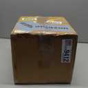 Mikikit Ceramic Fountain Jar with Flowing Water Circulation for Garden and Fish Tank Small Brown Open Top Pot Fountain Decor for Courtyard Hydroponic Planter Natural Relaxing Waterfall