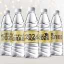 Outus 39 Pcs Graduation Decorations Water Bottle Labels 2026 Congrats Grad Stickers Class of Party Supplies for High School College Nursing Doctorate Graduation Celebration (Gold)