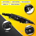 Right Headlight Compatible with Rogue S/SV/SL/Platinum 2021-2023 W/DRL W/Halogen Turn Signal Front Headlamp Passenger Side 261206RR0A NI2563102