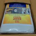 Simpli-Magic Cotton Shop Towels 14"x12" (145 Pack) Reusable Cleaning Shop Rags for Automobiles, Industries, Garage and Homes (White), 145 Count