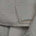 N&Y HOME Waffle Weave Shower Curtain with Snap-in Fabric Liner Set, 12 White Hooks Included - Hotel Style, Waterproof & Washable, Heavyweight Fabric & Mesh Top Window - 71x72, White