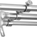 13/16" Triple Curtain Rod 28-48 inch - Satin Nickel