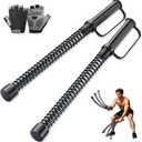 2PCS Ropeless Battle Ropes  Portable Workout Ropes for Home Gym with Non-Slip Gloves, Low-Impact HIIT and Strength Workouts, Home Workout Fitness Equipment for Full-Body Exercise,Men Women