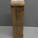 Warm Gold Curtain Rods for Windows 72 to 144 Adjustable Length Heavy Duty 1" Diameter Brass Bronze Long Window Curtain Rod with Solid Metal Finials for Outdoor Farmhouse Bedroom Living Room