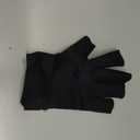OTC Resting Splint Glove, 5 Finger Semi-Rigid Splints, Open Tips, Black, Right Hand, Large