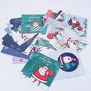 2 x Stylish and Durable Christmas Cards - Perfect for Writing and Decorating - Specialty Paper for Neat and Tidy Messages - Versatile Usage 60Pcs