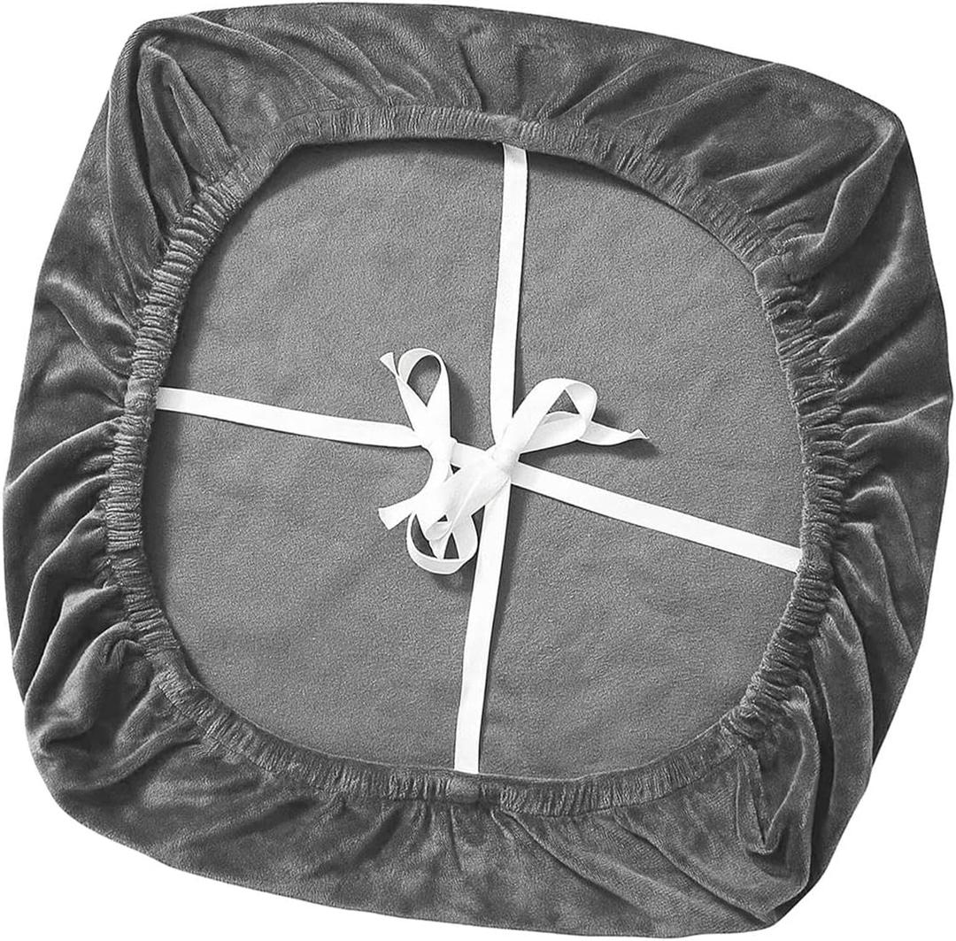 Universal Chair Cover for Office and Dining Chairs, Removable Slipcover, Dark Gray