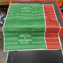 JFFTLL Red and Green Christmas Kitchen Towels, Xmas Dish Tea Towels for Kitchen Decor, I Have Everything I Want for Christmas Decorative Hand Towel for Bathroom, 16x24 Inch Set of 2