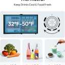 EUHOMY 1.7 Cu.Ft Mini Fridge, Reversible Single Door Compact Refrigerator, Adjustable Thermostat, Energy Saving, Mini Fridge for Bedroom, Office, Dorm, Black