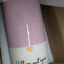 LastingTails Pink Urns for Female Handmade Ceramic Cremation Urn for Human Ashes Adult, 220 cu in (Up to 220 lbs) Until to Meet You