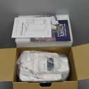 Hot & Iced Coffee Maker with Bold Setting, Single Serve Coffee Maker for K Cup and Grounds, 6-14 Oz Brew Sizes, 50 Oz Removable Water Tank, One Cup Coffee Machine with Reusable Filter, White (Ivory)