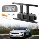Polestar 2 No-Drill License Plate Holder, Front License Plate Mounting Kit, No Adhesives, Removable, License Frame - Fast, Easy, Grille-Safe - SnapPlate® Made in USA (Fits Polestar 2 2020-2025 Only)