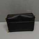 FYY Small Crossbody Bags for Women Vegan Leather Crossbody Purses for Women Travel with Adjustable Shoulder Strap (Black)