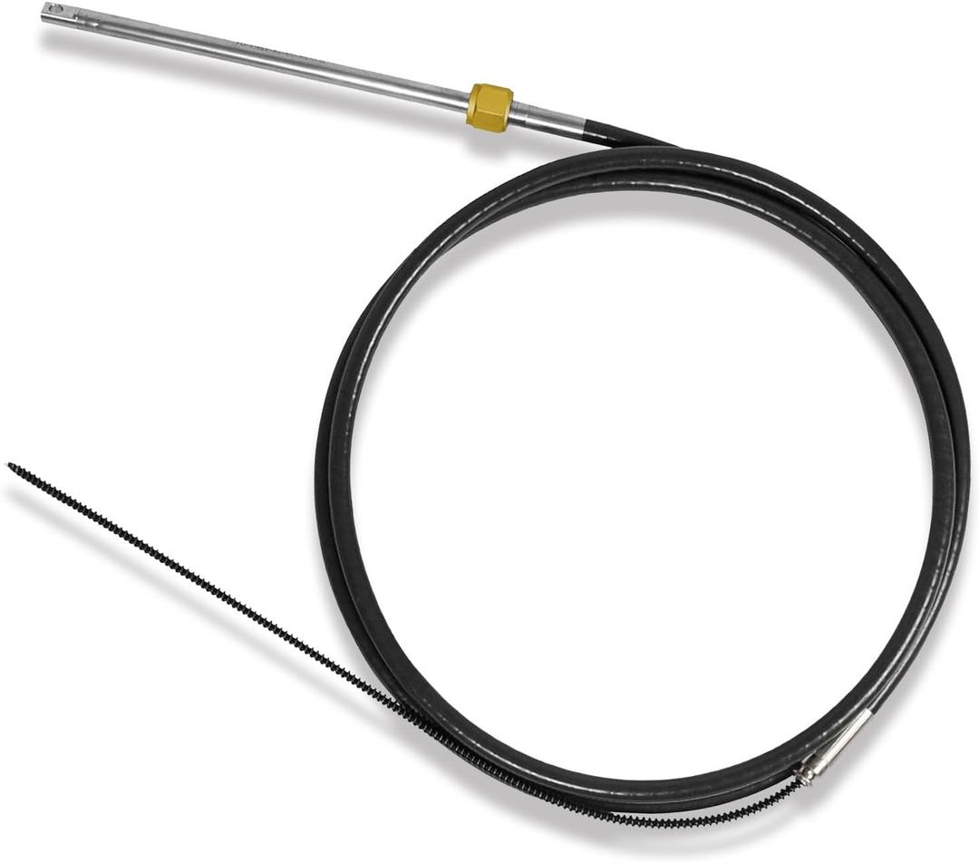 SSC6217 Boat Steering Cable Universal Rotary Replacement Steering Cable for Single Station Boat 17FT, Replaces#SH5150P SH4910P SH4920P SH5094-1P SH91190P SH91526P SH91527P SH91523-1P