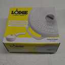 Lodge 6 Quart Enameled Cast Iron Dutch Oven with Lid  Dual Handles, Oven Safe up to 500F, Stovetop Compatible  Marinate, Cook, Bake, Refrigerate & Serve  Oyster White