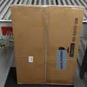 Coffee Table for Living Room Mid Century Modern Center Table with Glass Top and Wood, Transparent/Walnut (36 Inch)