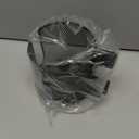 Large Desk Cup Holder, Fully Covered Anti-Spill Clip on Table Cup Holder, Office Gaming PC Desk Accessories, can Hold Universal Cup, Bottles, Mugs, Cans, Tumblers, 3.95" Inner Diameter(1 Pack Black)