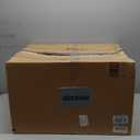 Mind Reader Slim Laundry Hamper with Lid, 60L Clothes Basket, Premium Wicker Design, Plastic, Brown