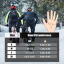 Winter Gloves for Men Women Cold Weather,Waterproof Winter Bike Gloves for Men Warm with Touchscreen Fingers,for Cycling,Driving,Motorcycle (Medium, black)