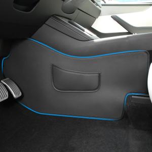 Seat Side Anti Kick Pads for Tesla Model Y Juniper 2025 Interior Guard Floor Mat Water Resistant & Dirt Center Console Protector Cover for New Model Y Launch Series Accessories