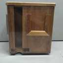 Rotating Tea Bag Organizer Acacia Wood 4-Sided Storage Box for Home or Office, Standard