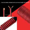 VIABRICO 10 Gauge Wire 100FT, 2 Conductors Electrical Wire Red Black Cable, Flexible/Low Voltage/PVC 10AWG Copper Clad Aluminum Extension Cord for Speaker LED Strips Automotive 12V/24V DC