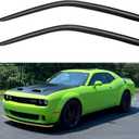Window Visors Rain Guards for 2008-2023 Dodge Challenger, Out-Channel Window Vent Wind Deflectors Visors Shades for 08-23 Challenger