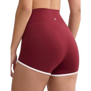 ENERBLOOM Workout Shorts for Women Yoga High Waisted Tummy Control Dolphin Athletic Compression Shorts 3" Gym Casual XXL