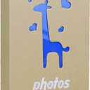 5x7 Inches Kraft Photo Album Hold 100 Pockets Children's Pictures Album (Giraffe)