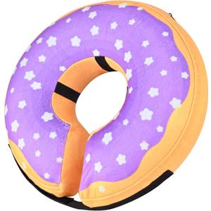 Katoggy Inflatable Dog Cone Collar for Dogs After Surgery, Soft Adjustable Blow up Donut Dog E-Collar for Small Medium Large Dog and Cats