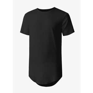 CH Mens Basic Hipster Plain Hip Hop Jersey Soft Casual T-Shirts, Black, Small
