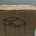 Fhiny 11LB Dog Food Storage Container, Airtight Pet Treat Bin Translucent Dry Food Grain Storage Barrels Sealed Bucket MoistureProof Plastic Cat Puppy Food Bin with Seal Locking Lid Keep Fresh