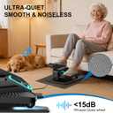 VIVURN-018 Under Desk Elliptical 12 Speed 5 Modes Mini Motorized Leg Exerciser While Sitting for Seniors As Seen on TV with Non-Slip Mat Quiet & Portable Electric Pedal Exerciser for Home and Office