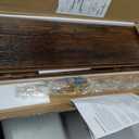 BAYKA Floating Shelves Set of 2, 22.5 inches Farmhouse Rustic Wood Wall Mounted Shelves for Bathroom, Bedroom, Living Room or Kitchen, Hanging Shelf Decor Book with 22lbs Capacity, Rustic Brown