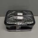 2 x JSVER Carrying Case for DJI Mini 4 Pro PU Leather Travel Storage Case Compatible with DJI Mini 4 Pro Fly More Combo Drone, Support 2 batteries and Remote Controller Accessories