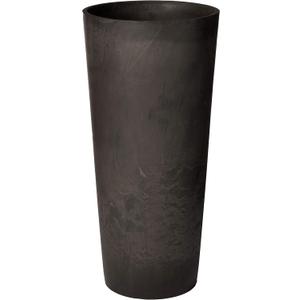 Dark Charcoal Marble S32DCM Contempo Tall Round Planter, 13 by 28-Inch