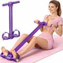 2026 New Pedal Resistance Band with Handles, Adjustable Detachable Multifunction Pedal Resistance Band, Thai Natural Rubber Tension Rope for Abs, Arms, Waist, Legs & Home Fitness