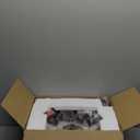 MUMTOP Christmas Village Clock Tower with Animated Reindeer, Light Up Bell Tower and Moving Train with Music for Indoor Holiday Xmas Tabletop Decor