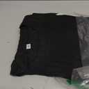 Saloogoe Long Sleeve Shirts for Women 2025 Fall Clothes Tunic Tops Loose Fit Dressy Crewneck Pullover Sweaters Curved Hem (Medium, Black)