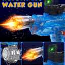 Electric Water Gun 2 Pack for Adults Kids: Light Up Automatic Squirt Guns, 26-32FT Long Range, 800CC Large Capacity, Summer Outdoor Pool Games for Ages 8-12, Beach Backyard Family Party Toy Gift