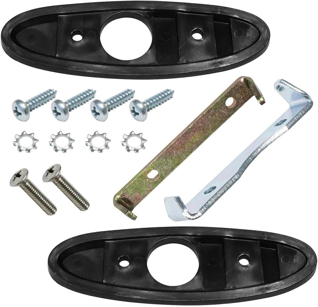 Outside Bullet Mirror Mounting Set, LSOT001157 Rearview Mirror Kit Fit for Pontiac Firebird/GTO for Chevy Camaro/Nova 1970-1981, R312-13 LSOT001157