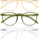 IBOANN Iconic Blue Light Glasses for Woman - Computer Glasses 99% Blue Light Blocking - Anti Eyestrain & UV Glare Protection