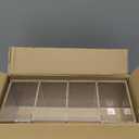 Hair Accessories Organizer for Girl, Acrylic Hair Tie Organizer Scrunchie Holder with Divider for Headband, Hair Clip, Cotton Swab, Cosmetic Cotton, Storage Box with Lid for Jewelry