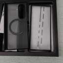 TORRAS Upgraded Magnetic Shockproof for Samsung Galaxy Z Fold 7 Case with Screen Protector, Fit for MagSafe, 4X Military Grade Hinge Protection, Translucent Slim Case for Samsung Z Fold 7, Black