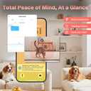 Automatic Cat Feeder with Camera - 5G WiFi Cat Food Dispenser with Night Vision, 7L Dog Feeder Automatic, 1-15 Meals, 1-99 Portions, 2-Way Audio, Jam Free, 10s Voice Recording, Timed Auto Pet Feeder