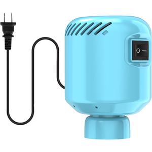 Electric Pump for Vacuum Storage Bags, Portable Vacuum Bag Pump, Electric Vacuum Pump for Storage Bags, Great for Various Vacuum Seal Bags for Clothing,Blankets,Bedding- Blue (No Bags)